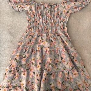 Floral Off-Shoulder Dress